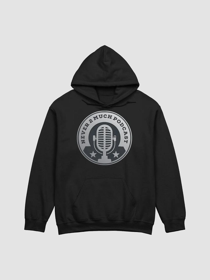 Never 2 Much Vintage Mic Podcast Logo Hoodie product image (1)