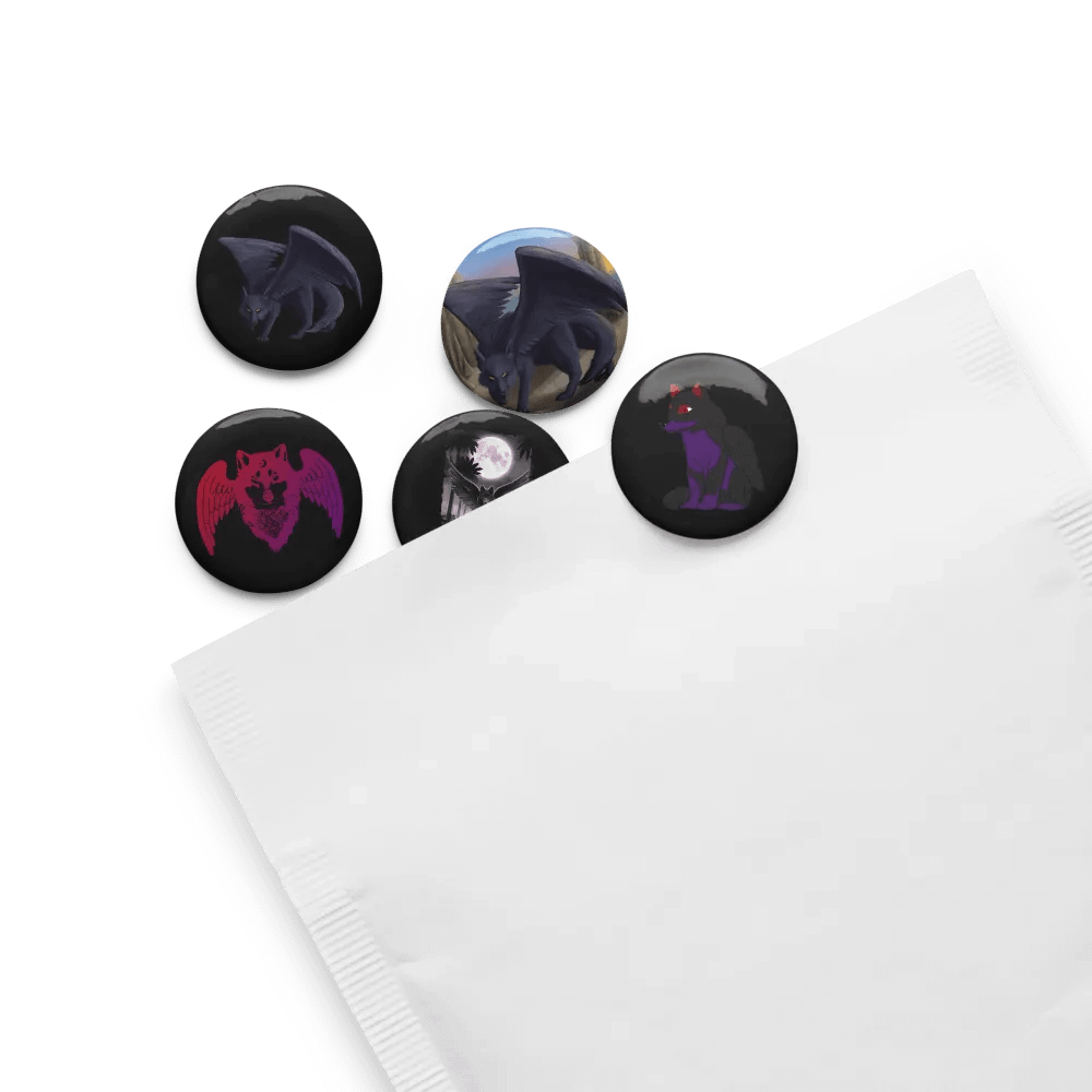 Wolvaren Button Pins Set product image (10)