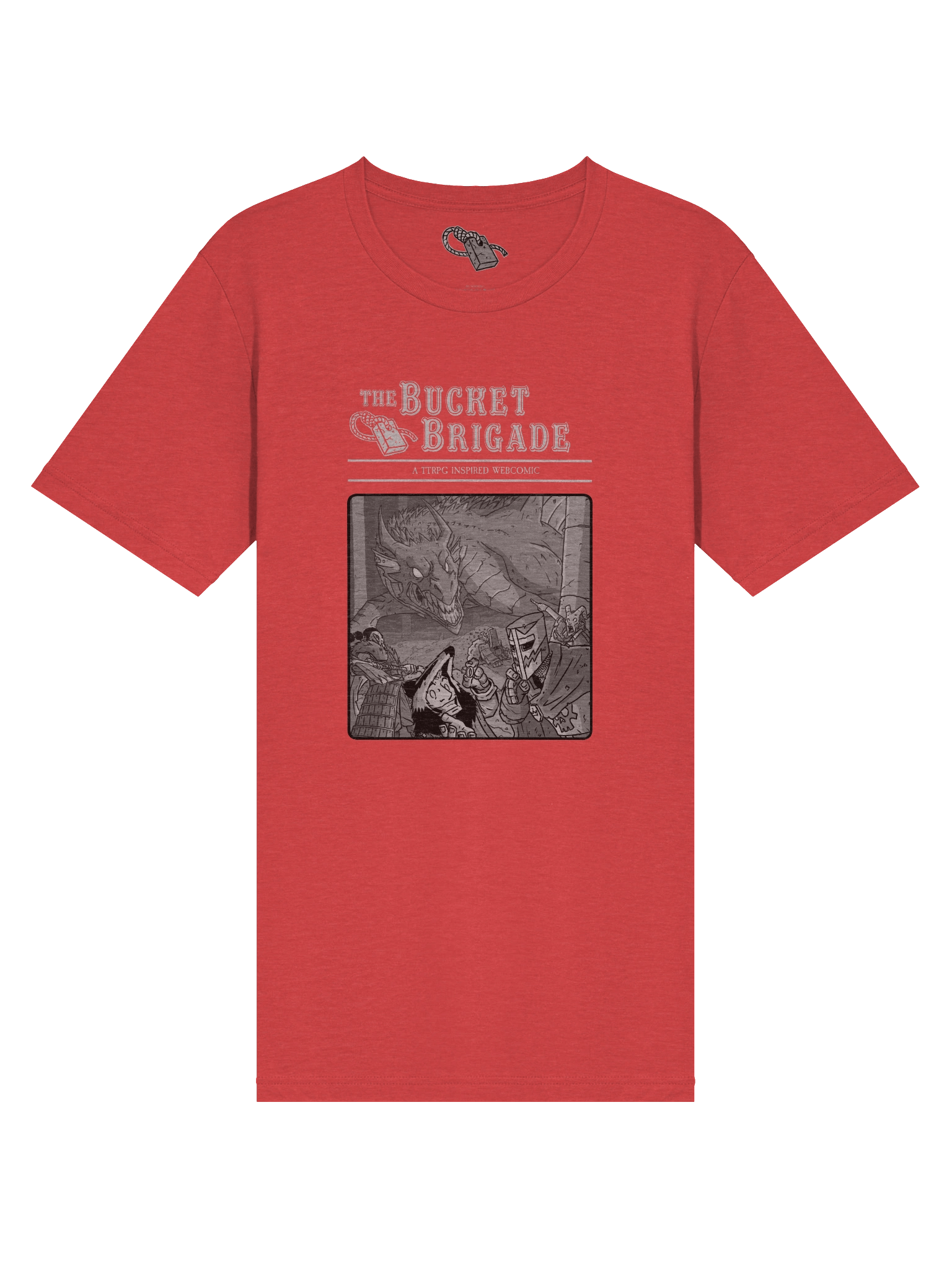 Red Box Short-Sleeve Triblend Shirt product image (13)