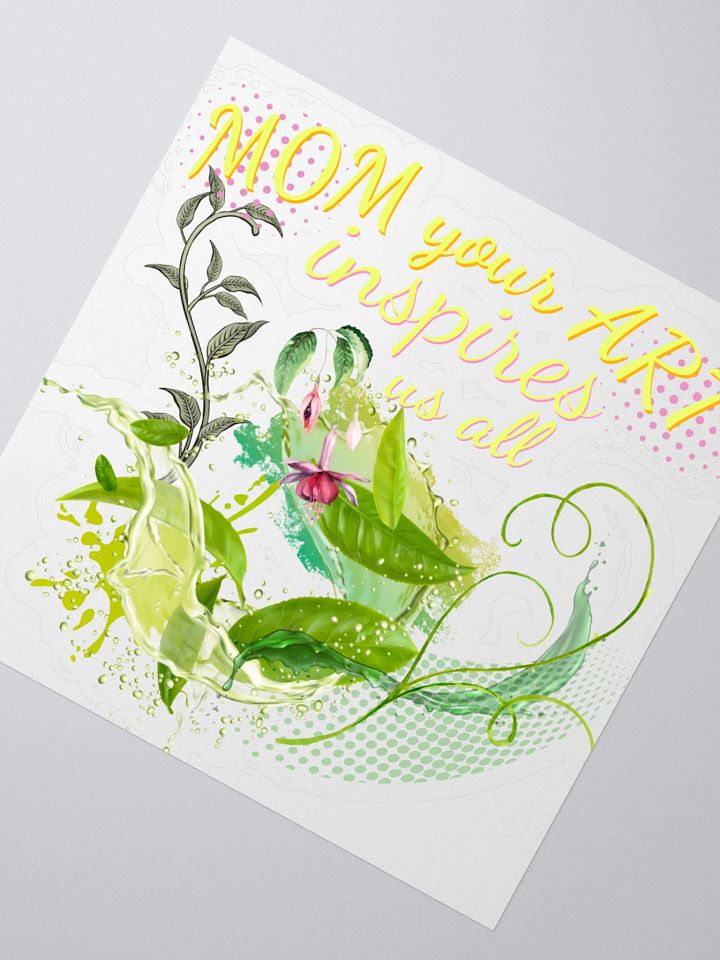 Mom your Art inspires us all sticker product image (2)