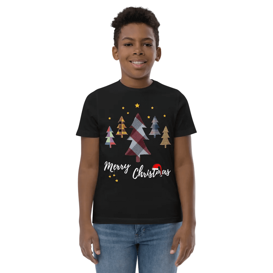 Happy Holidays in Christmas Youth Jersey T-Shirt product image (1)