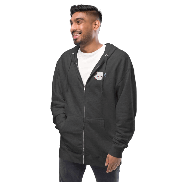 Land of Kittens Glitch Zip-up Hoodie product image (23)