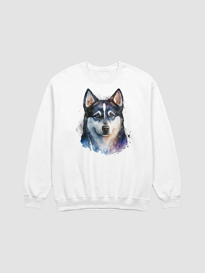 Watercolor Siberian Husky Crewneck Sweatshirt product image (22)