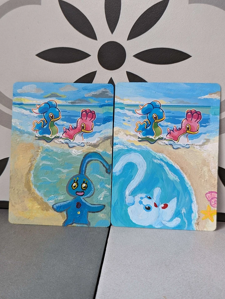 Pocket Paintings - Project ToadBean - Manaphy & Phione product image (1)