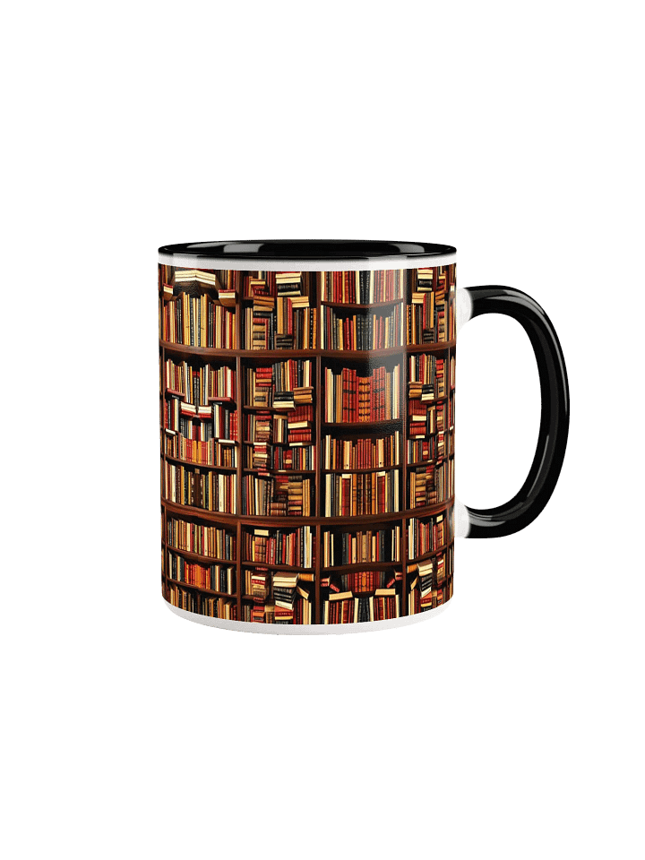 Colorful Bookshelf Ceramic Mug product image (6)