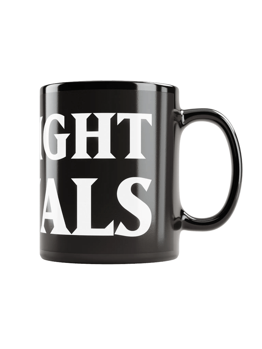 MIDNIGHT SIGNALS Black Glossy Mug product image (1)