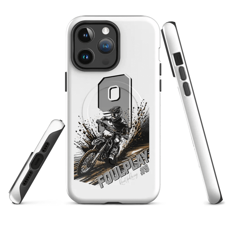 FOUL PLAY #9 Motocross iPhone Case product image (1)