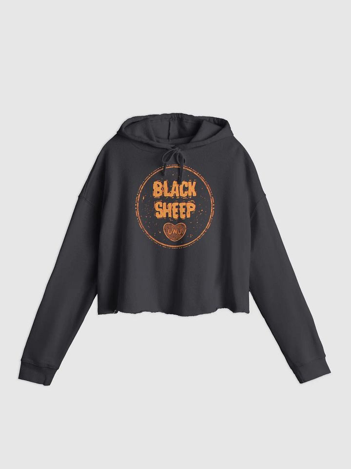 Black Sheep(Gold Text) Cropped Hoodie product image (3)