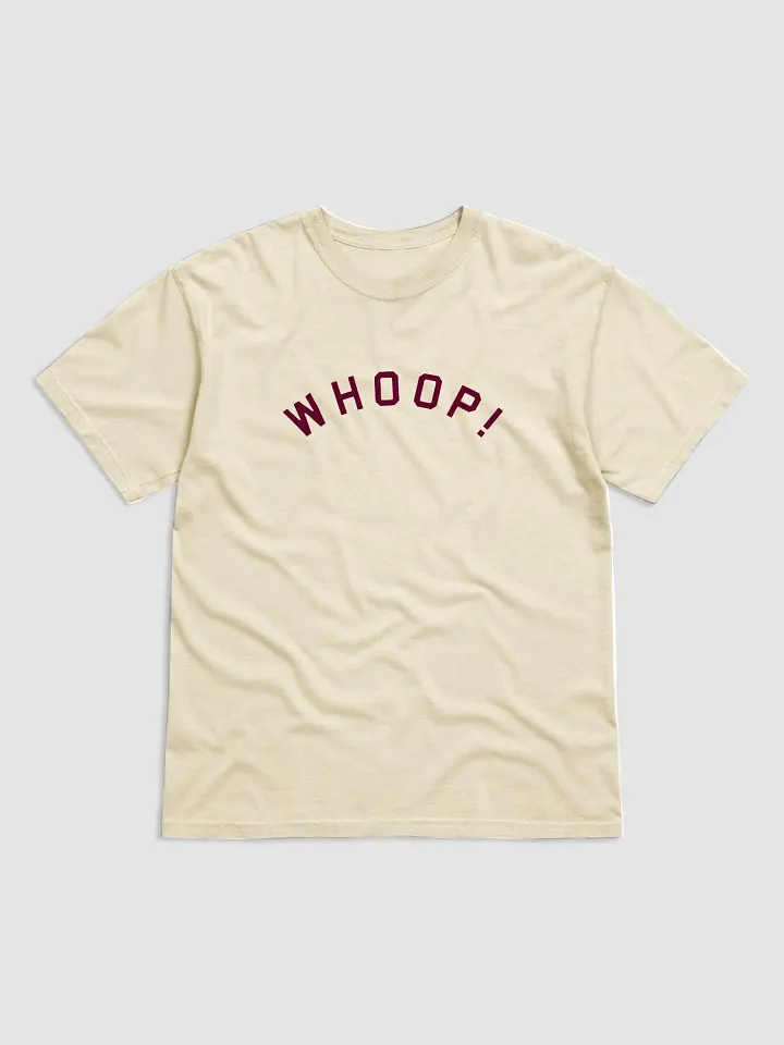 Whoop! T-Shirt on Ivory/White product image (2)