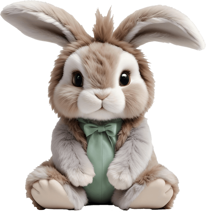 Petit Lapin de Printemps – Fichier PNG Transparent product image (1)