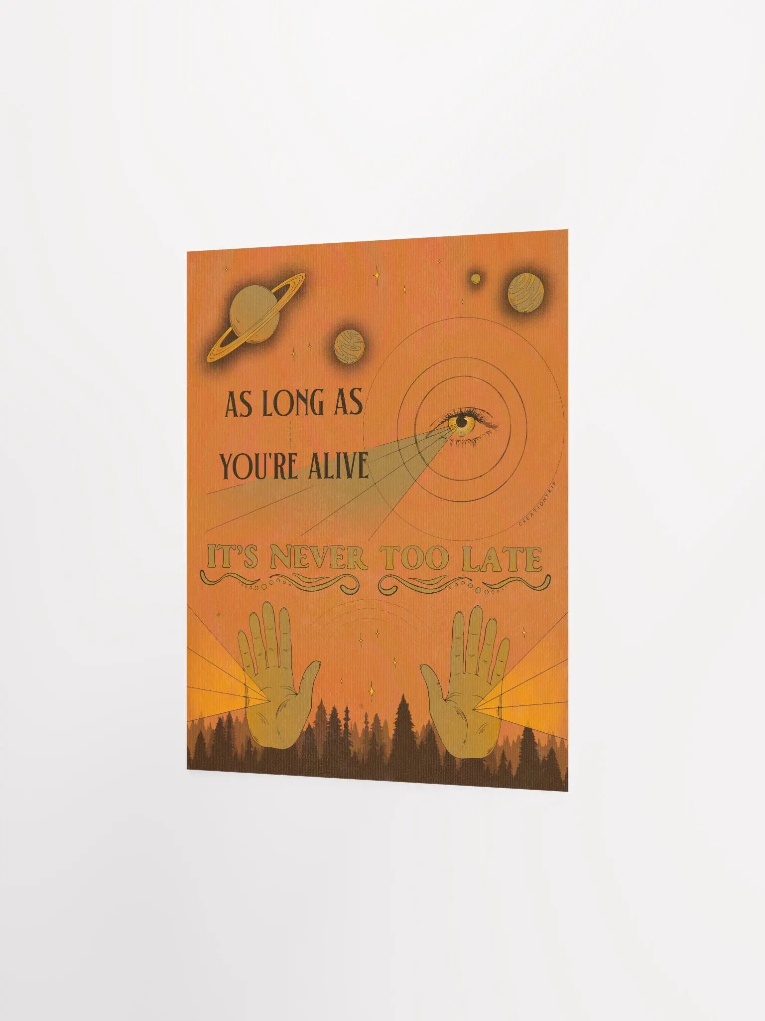 Matte Poster - Never Too Late product image (1)