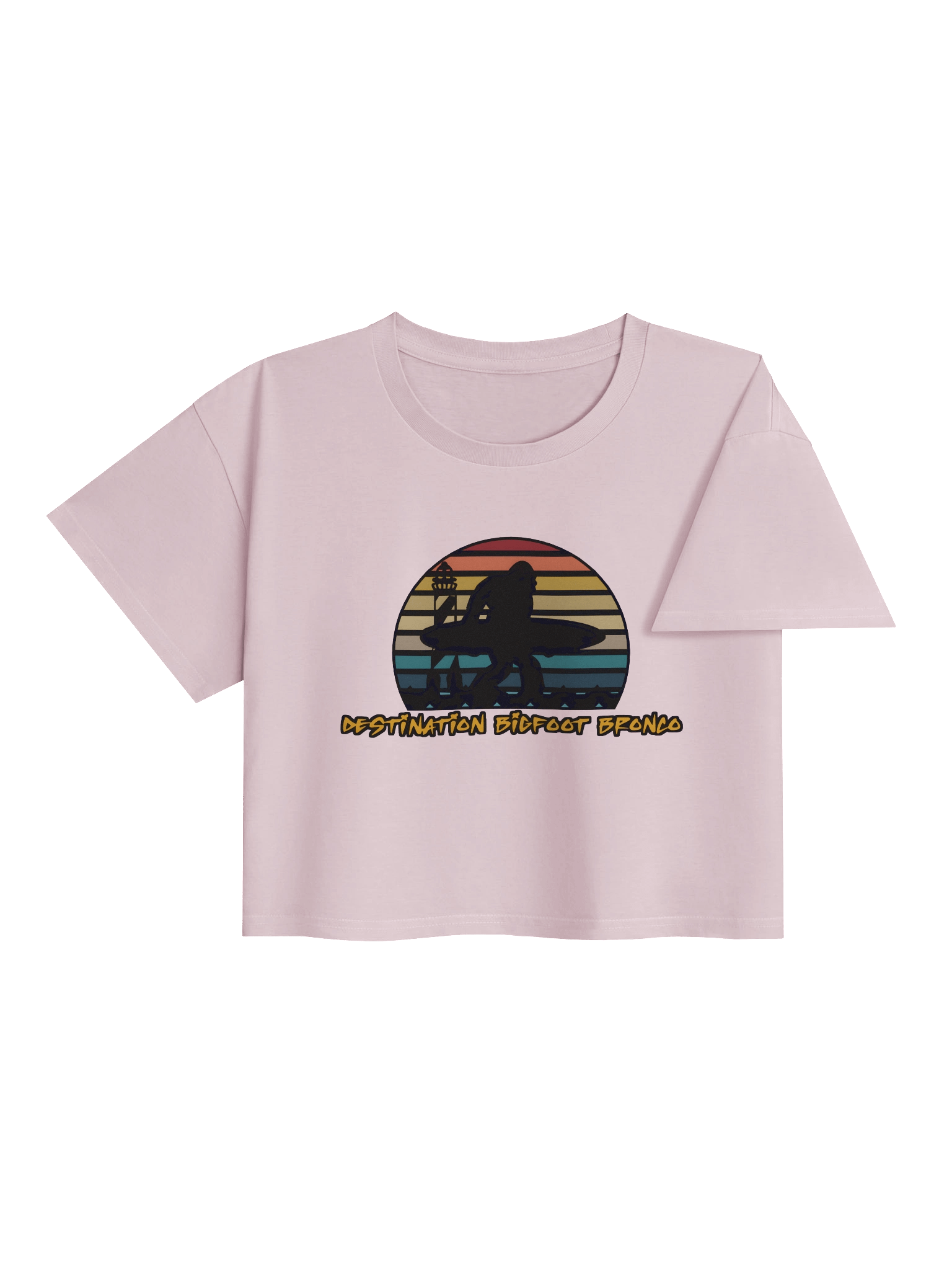 Destination Bigfoot Bronco Classic Logo Women's Crop Top (Multiple Colors Available) product image (6)