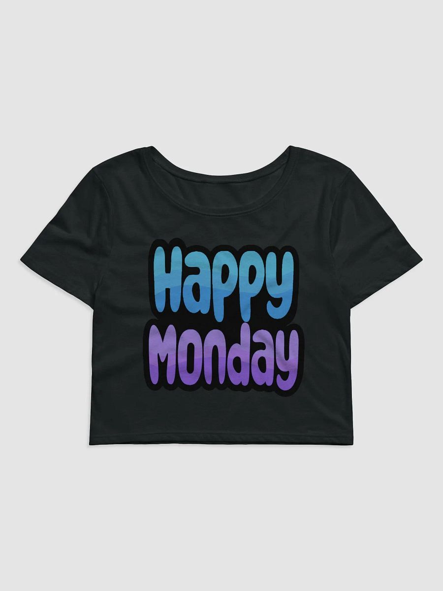 Happy Monday Cropped T-Shirt product image (1)