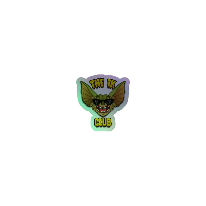 1k club holographic limited edition sticker product image (1)