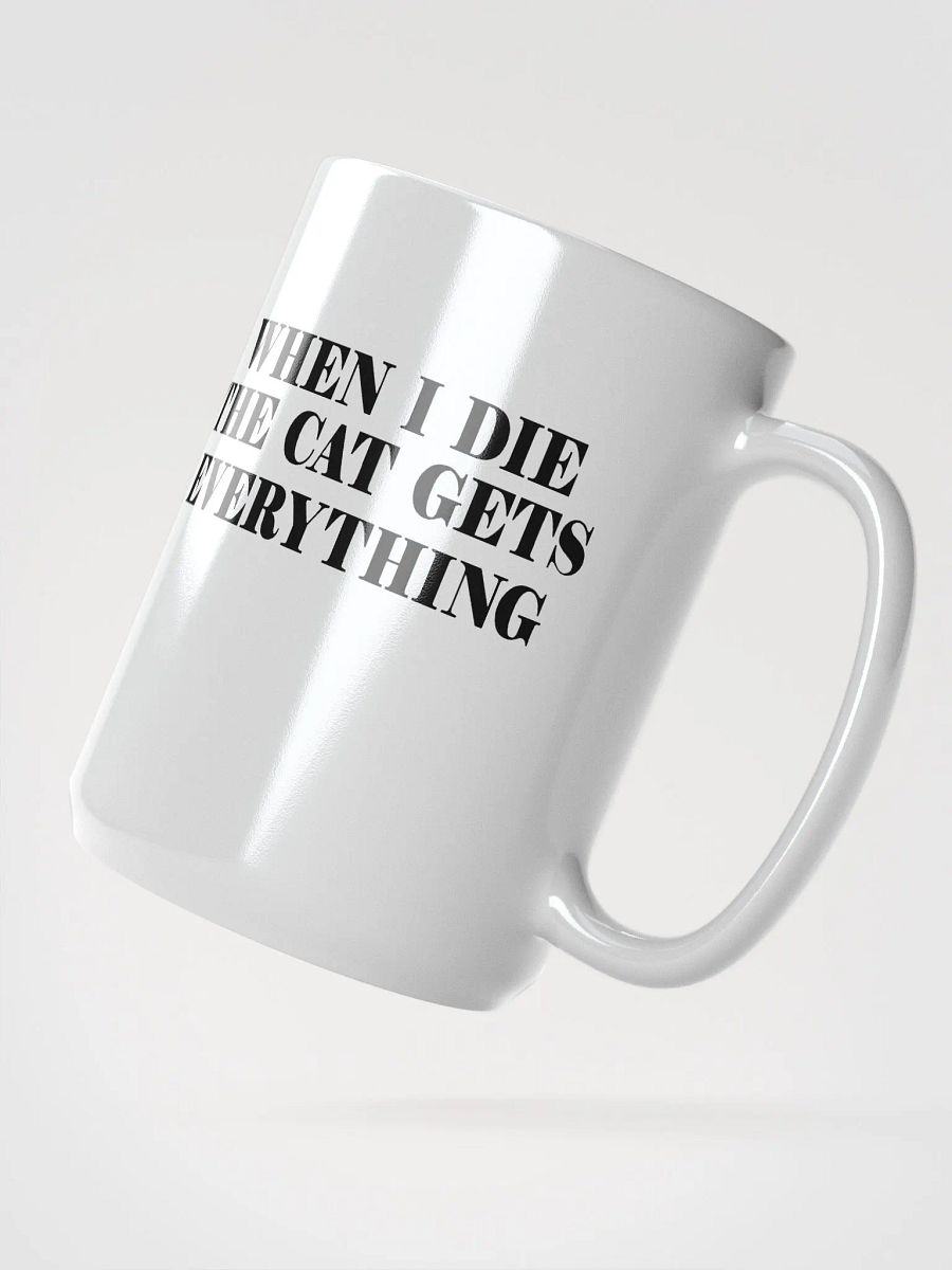 Cat gets everything - mug product image (2)