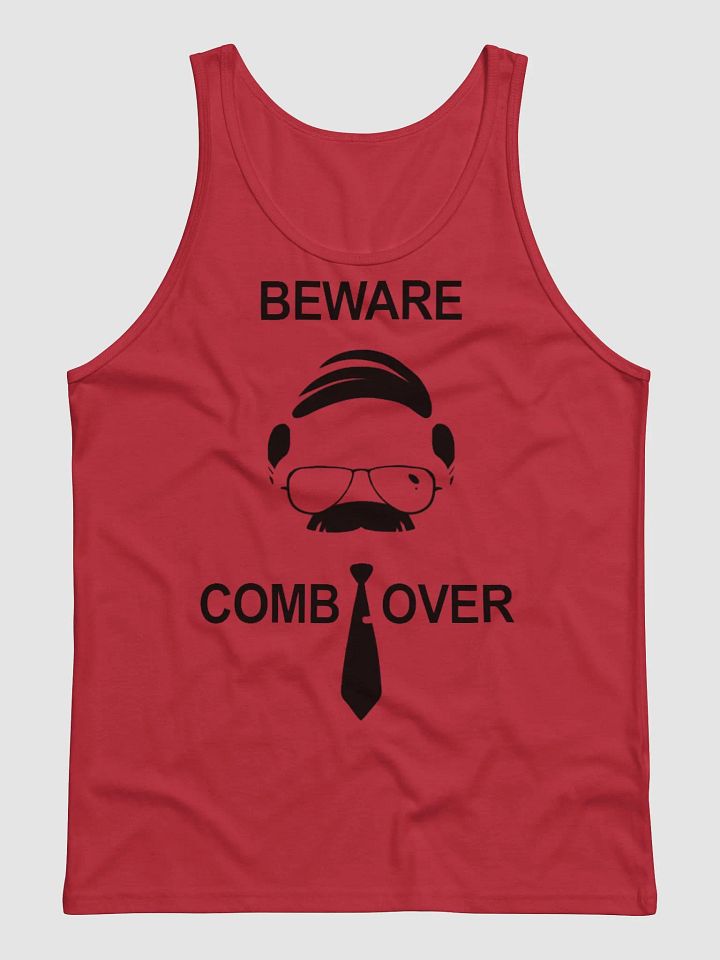 Beware The Combover Black Logo Tank Top product image (1)