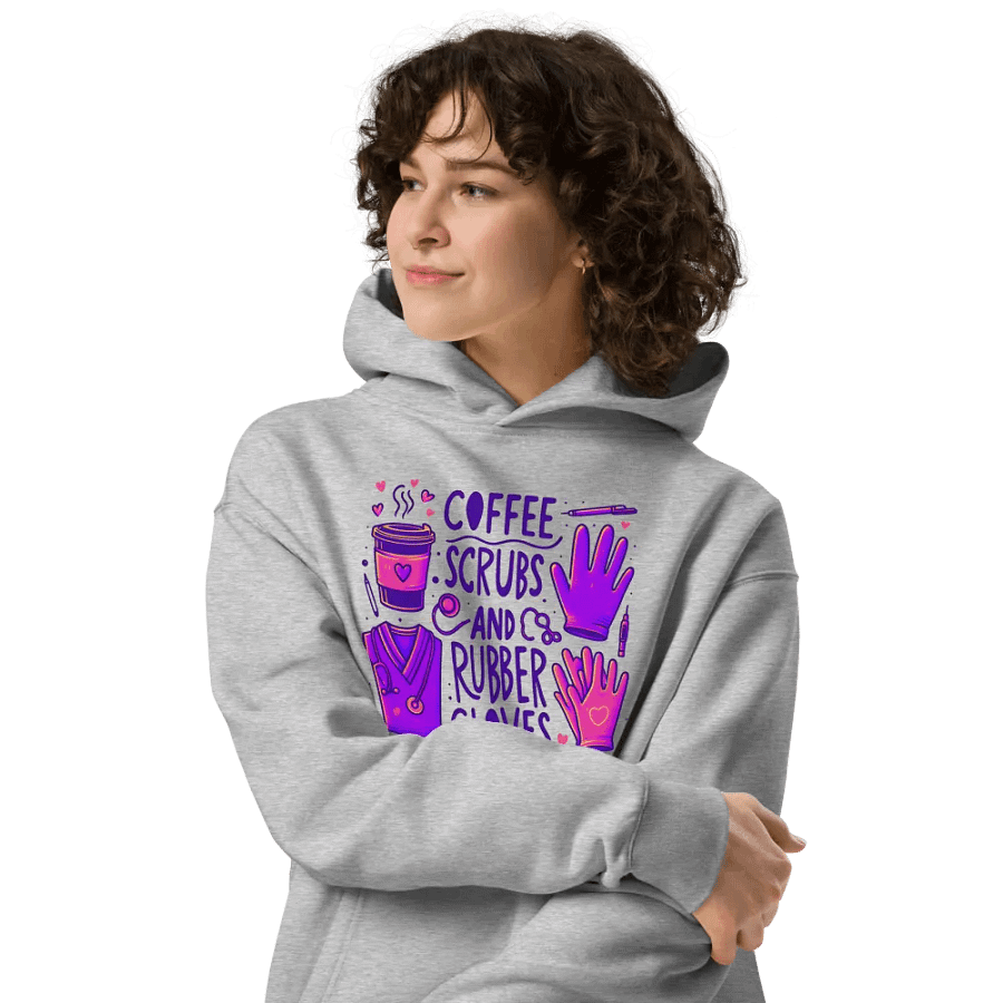 Healthcare Heroes Coffee Scrubs Hoodie product image (4)