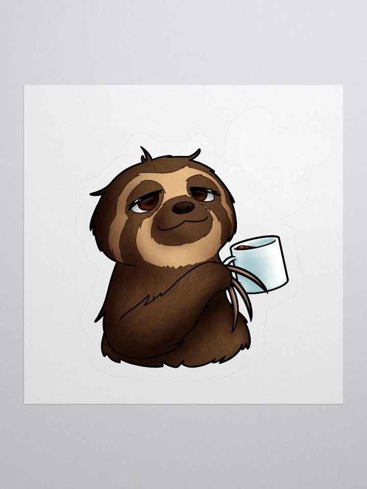 Slothful Sips Sticker Set product image (3)
