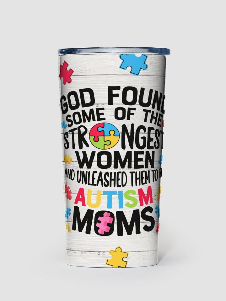 Autism Mom Strength 20oz Tumbler product image (1)