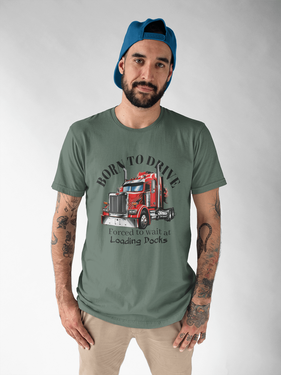Chrome King Red Semi-Truck Graphic Tee product image (1)