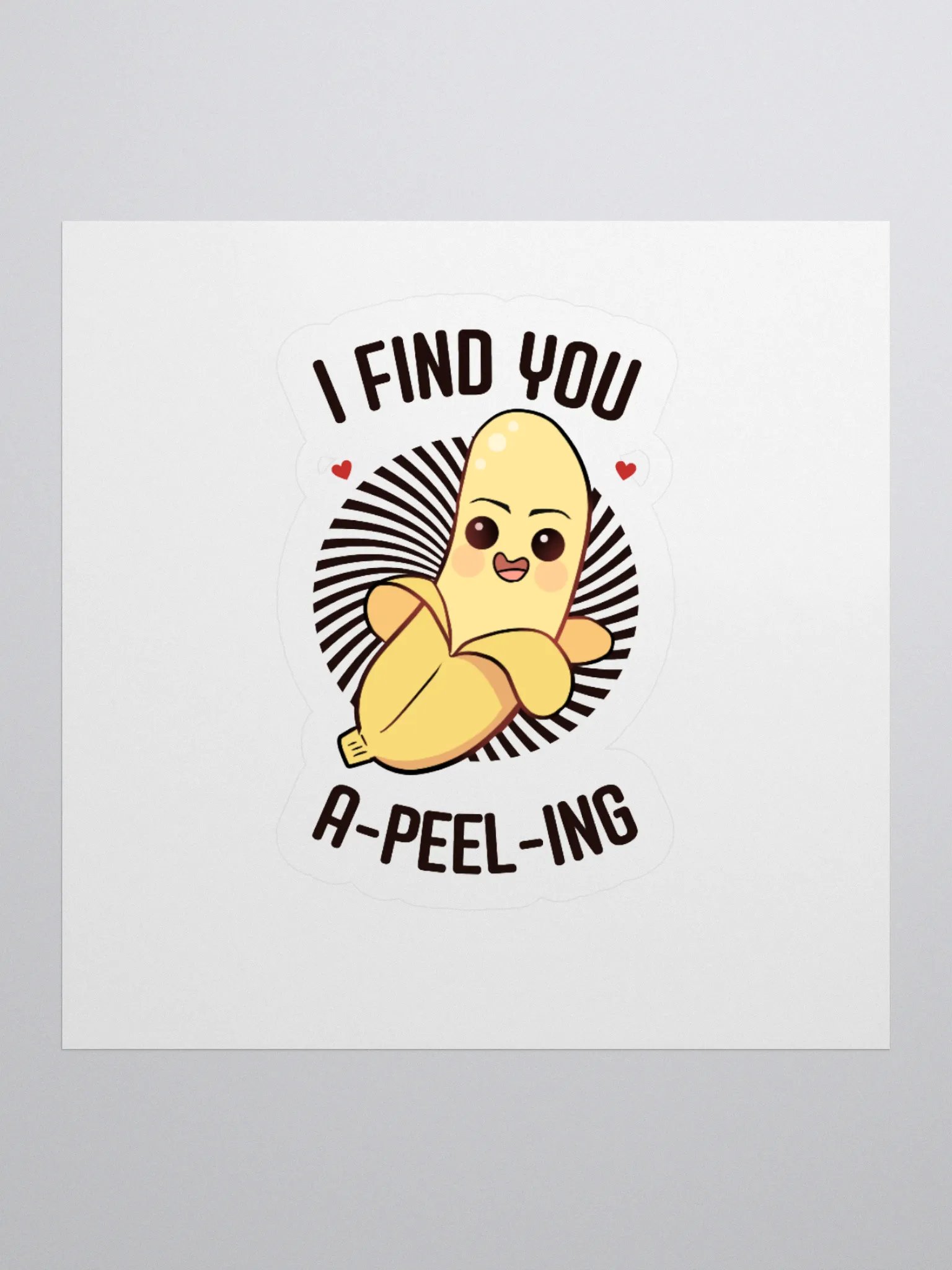 I Find You A-Peel-ing Kiss-Cut Sticker product image (4)