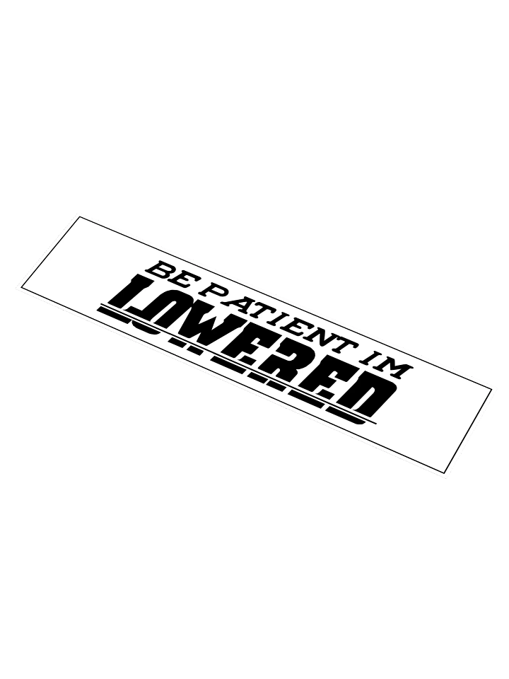 Be Patient Im Lowered product image (1)