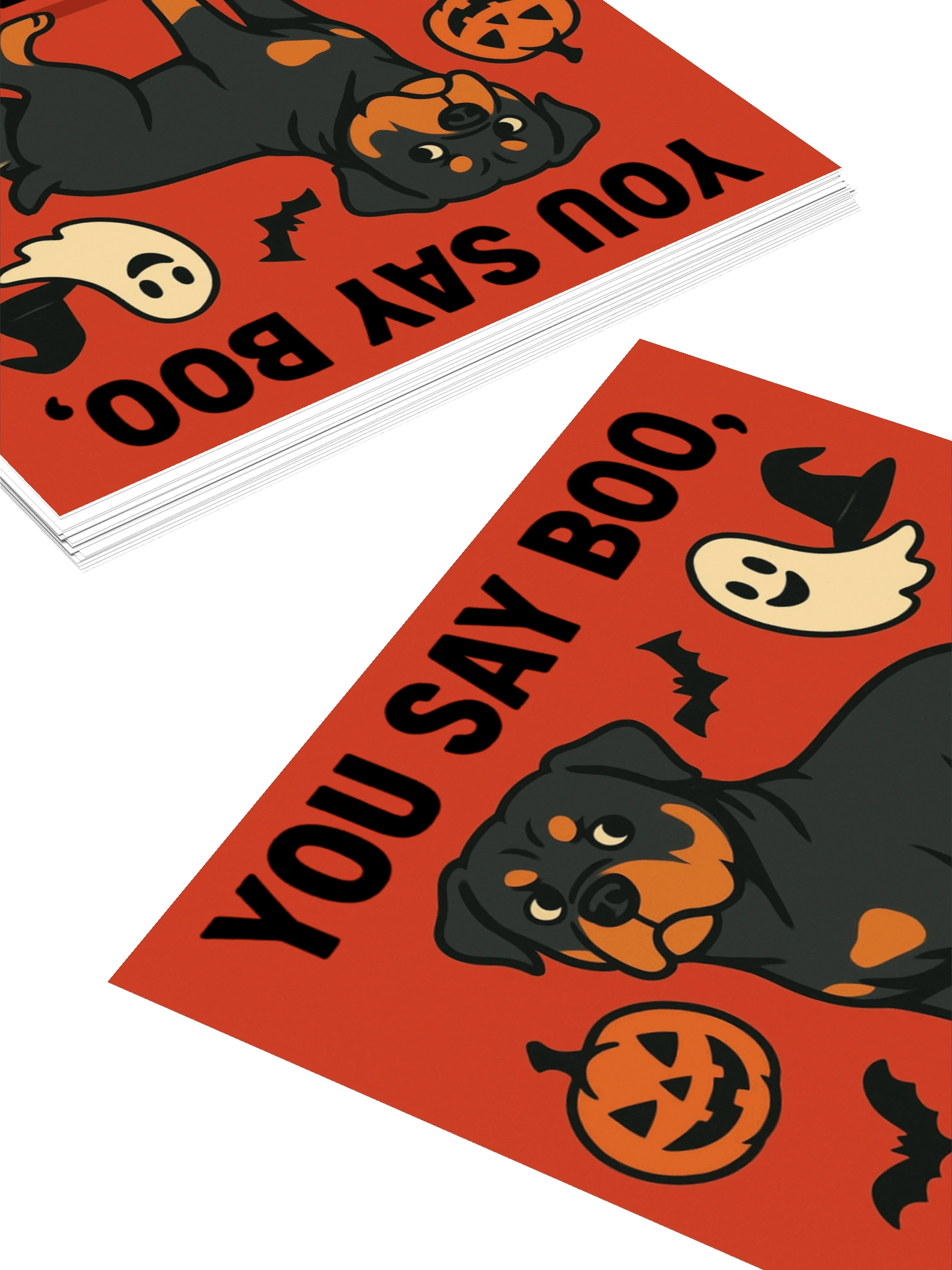 Farting Rottweiler Halloween Sticker product image (10)