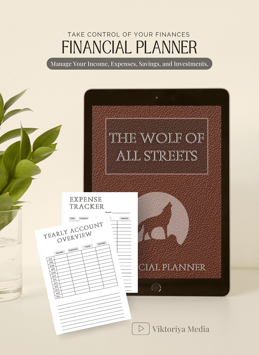 Wolf of Wall Street - Digital Financial Planner product image (1)