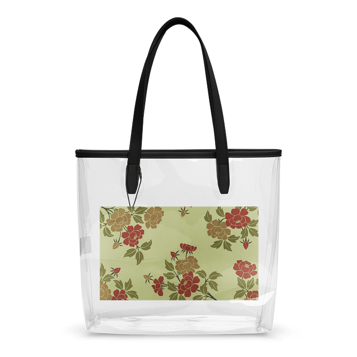 Japanese Floral. Clear Tote Bag product image (2)