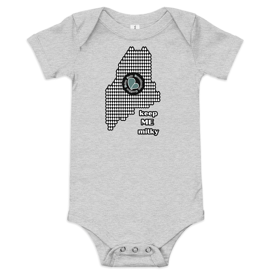 Keep ME Milky Baby Onesie- White product image (1)