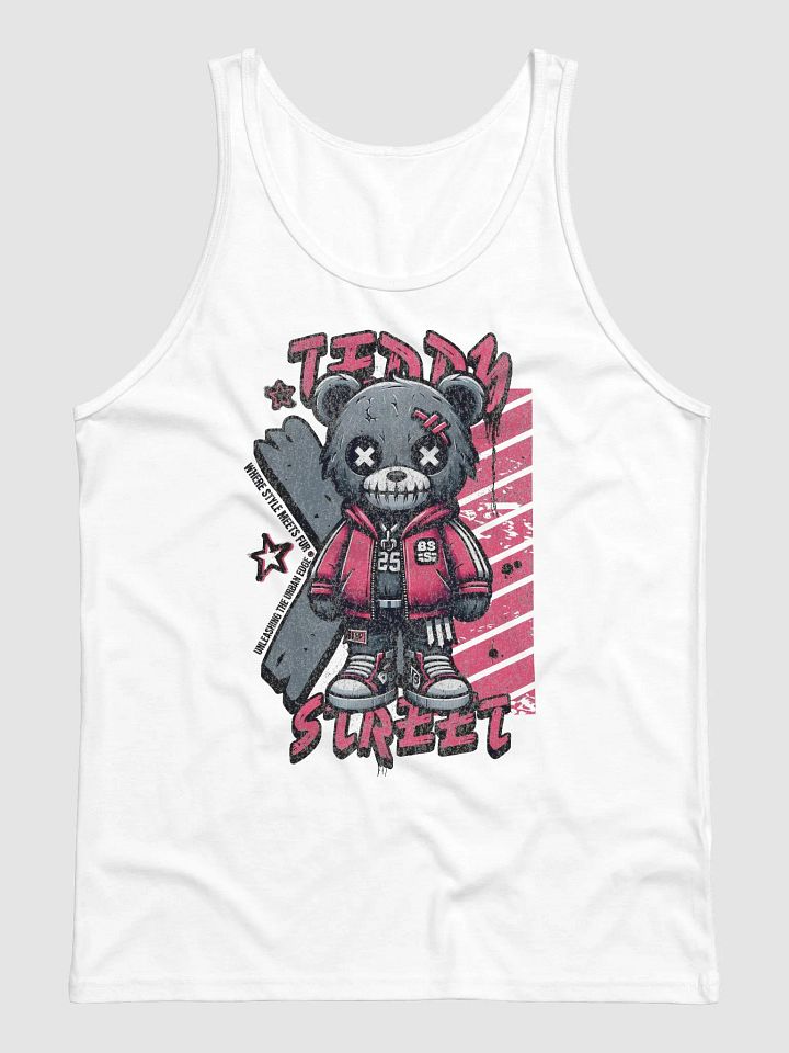Haunted Teddy Bear | Jersey Tank by Bella+Canvas product image (2)
