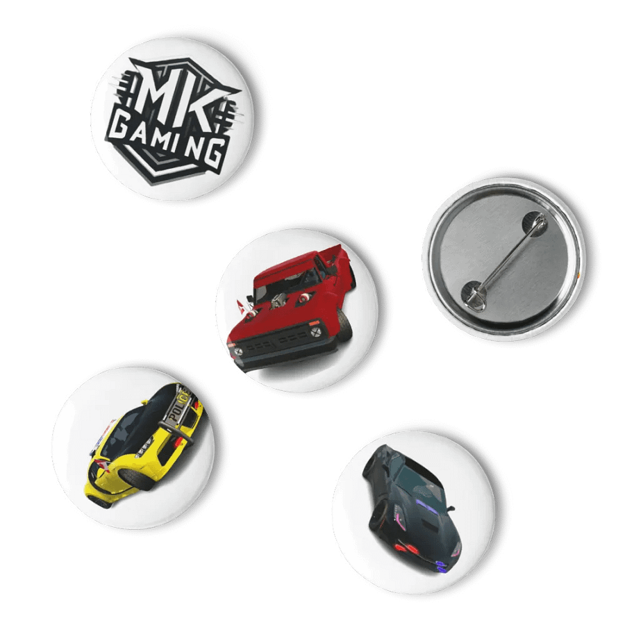 MK Gaming Logo Pin Buttons Set product image (6)