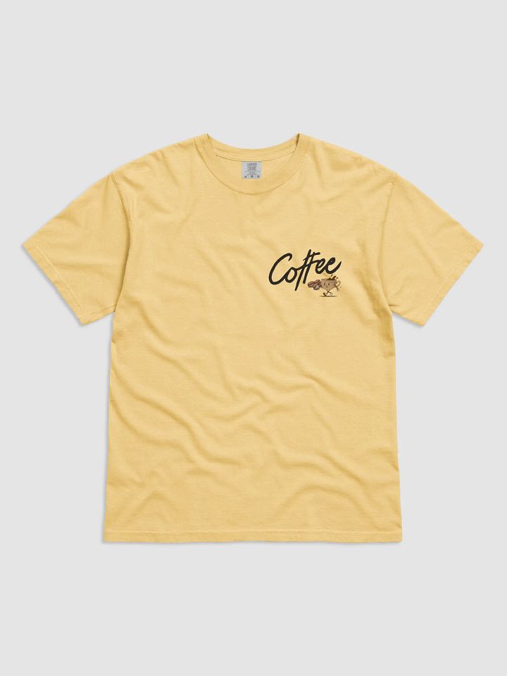 Cheerful Coffee Comfort Colors T-shirt. product image (2)