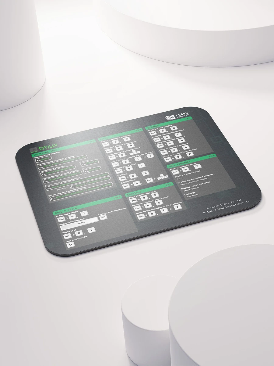 tmux Mouse Pad with Cheat Sheet product image (5)