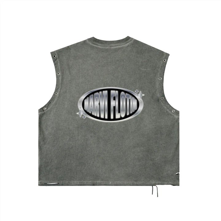 WANTED MEMORY®/NARVI FLOTIN® BONES REMAIN GRAPHIC TANK SHIRT product image (2)