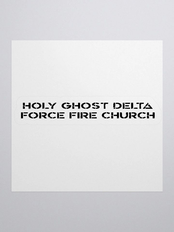 HGDF FIRE CHURCH sticker product image (3)
