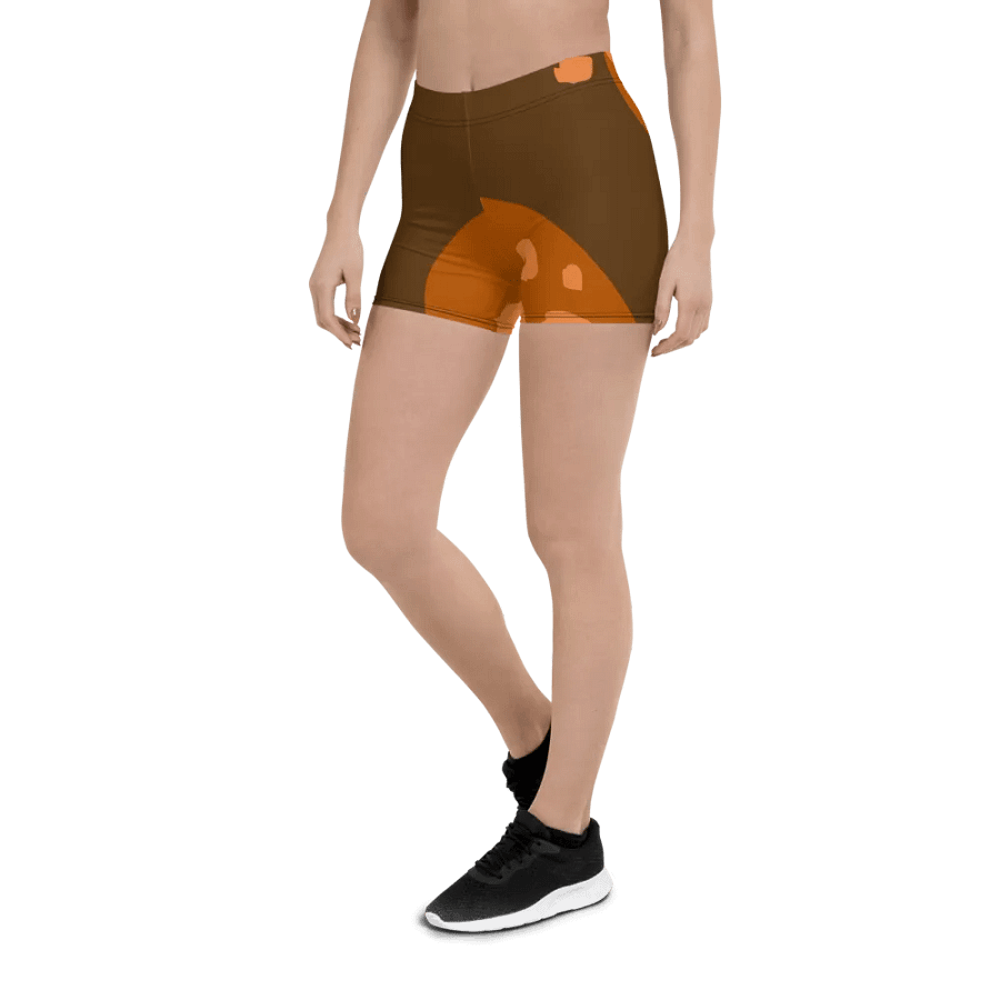 Orange Animalia All-Over Shorts product image (6)