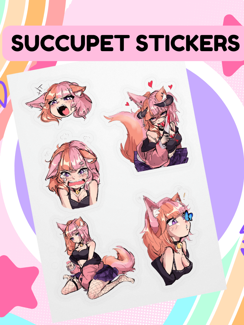 Emotional Succupet Sticker Set product image (1)