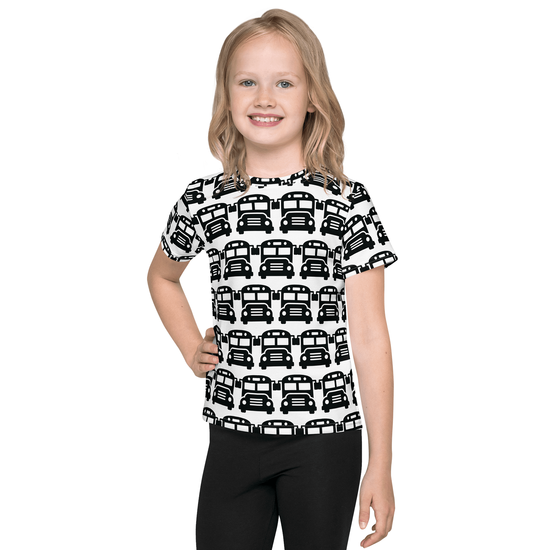 Customizable Grid Pattern Kids T-Shirt product image (1)