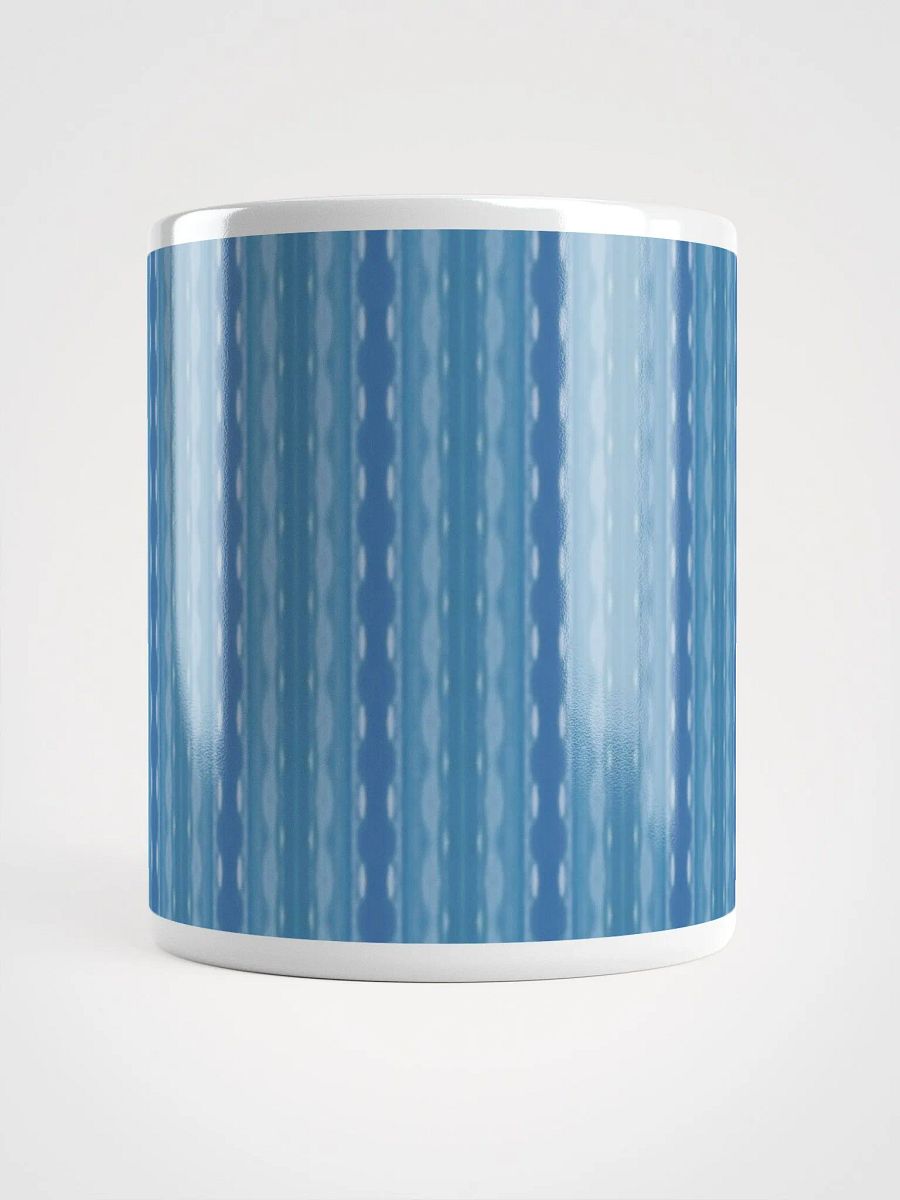 Ocean Blue Striped Ceramic Mug product image (5)