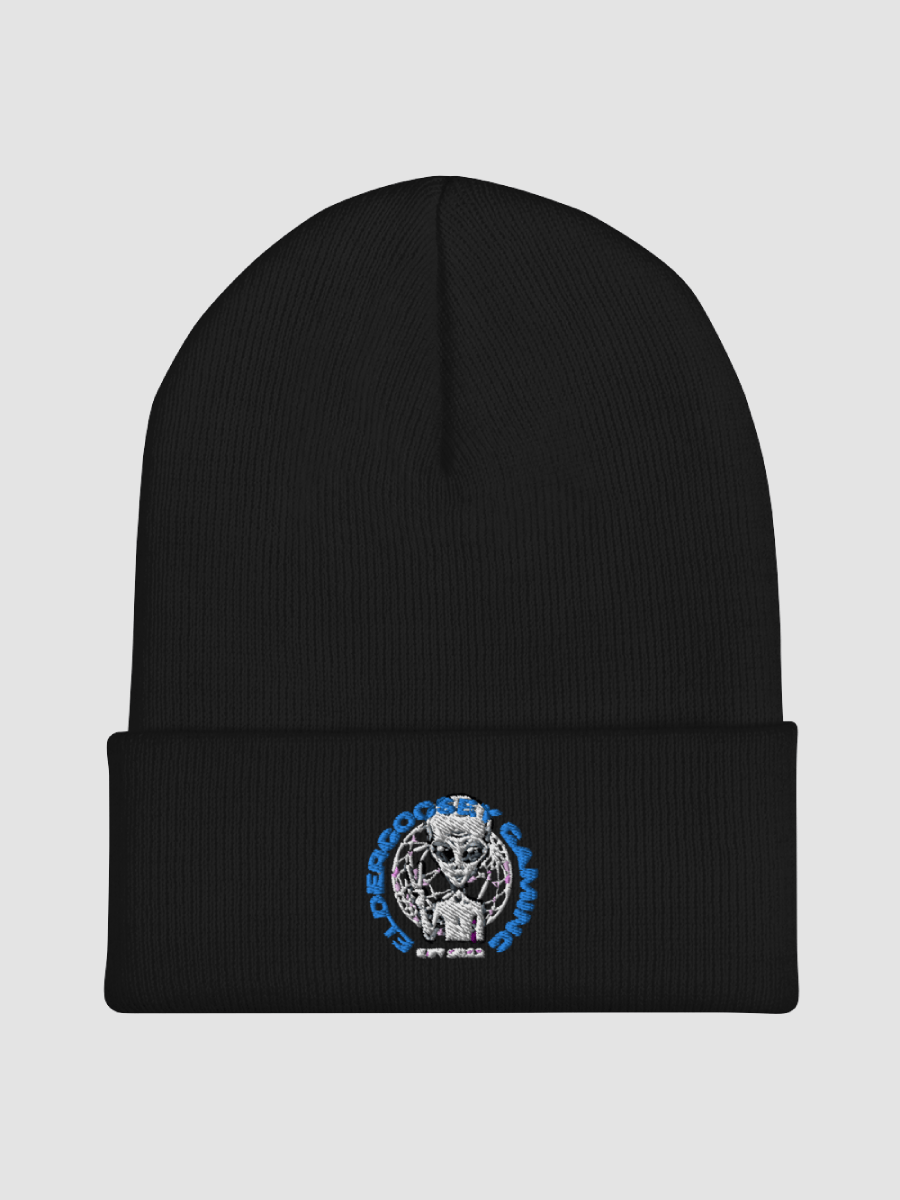 [eldergoosey] Embroidered Cuffed Beanie Yupoong 1501KC product image (2)