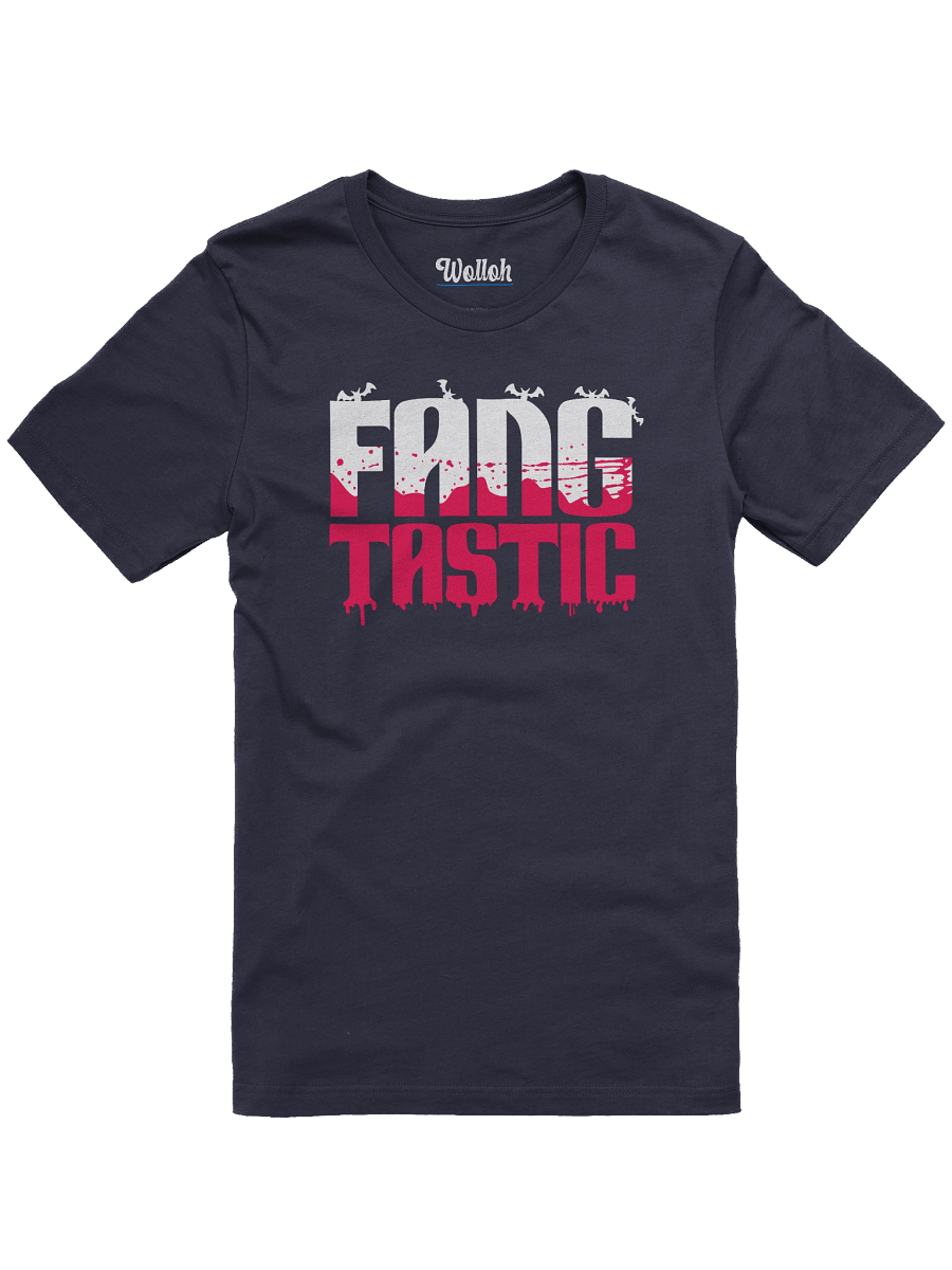 Fangtastic Vampire Halloween T-Shirt – Funny Blood Drip Vampire Halloween T-Shirt product image (1)