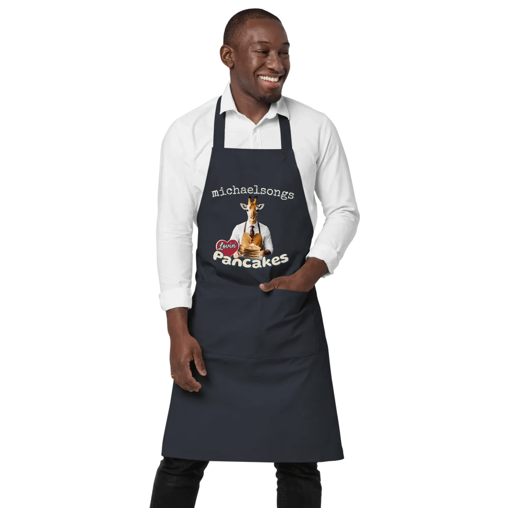 organic apron with Lovin' Pancakes logo product image (2)