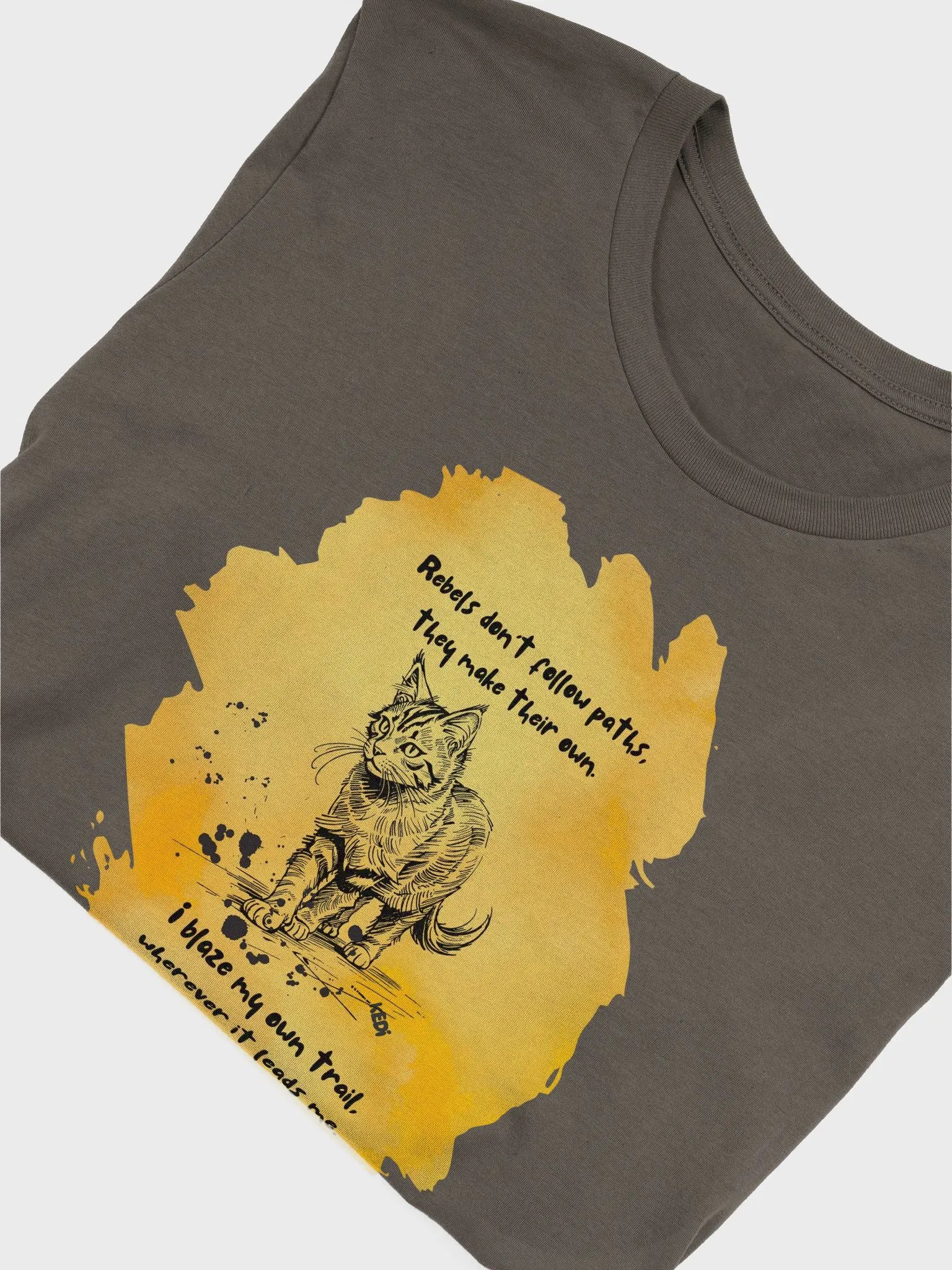 Rebel Cat Unisex T-Shirt product image (49)
