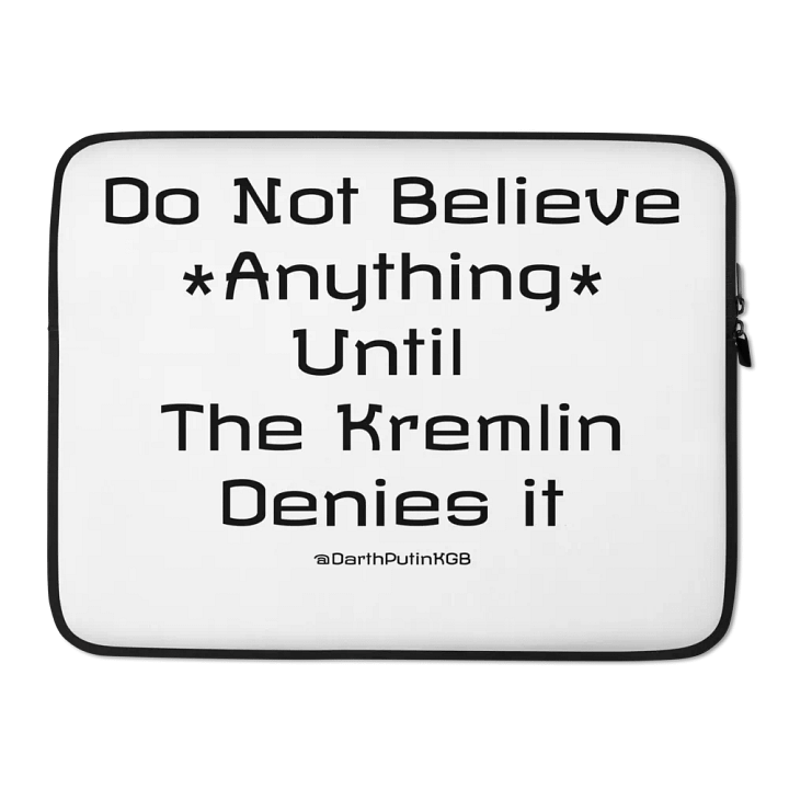Kremlin denial laptop sleeve product image (2)