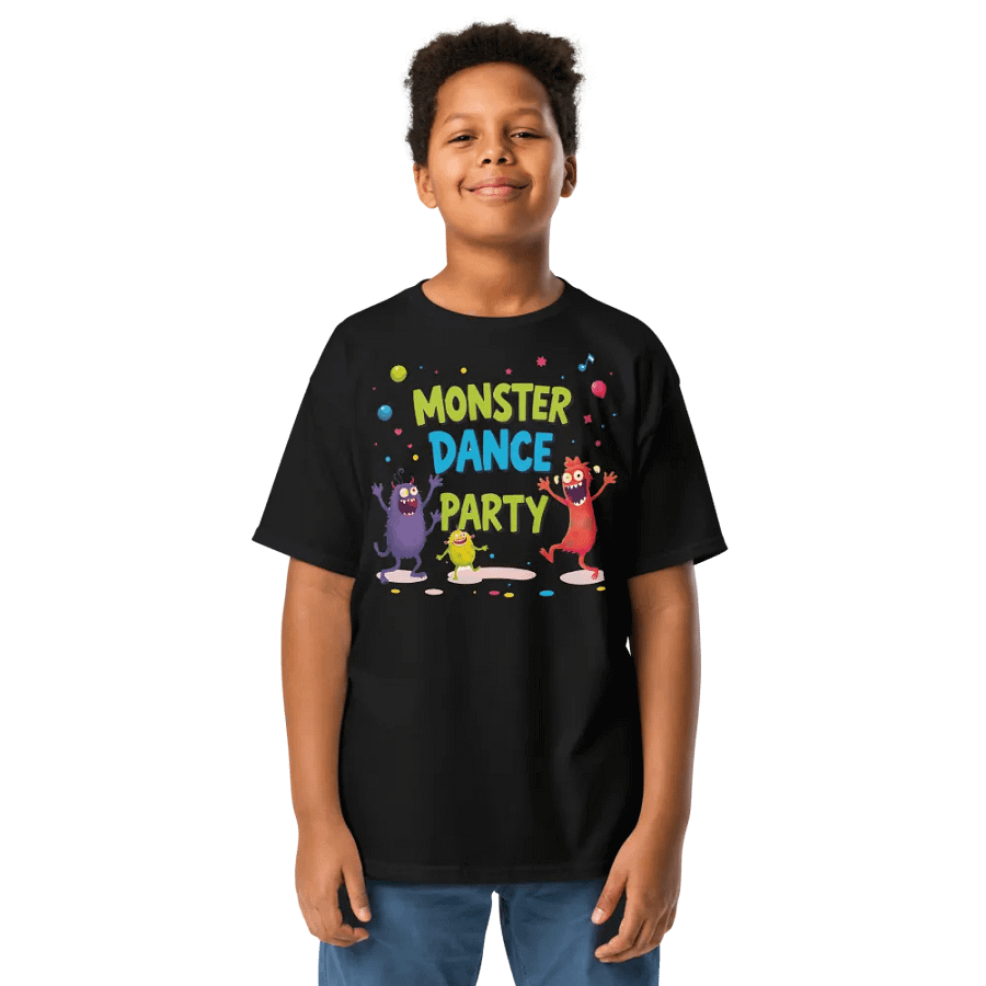 Monster Dance Party - Groovy Moves Kids Tee product image (1)