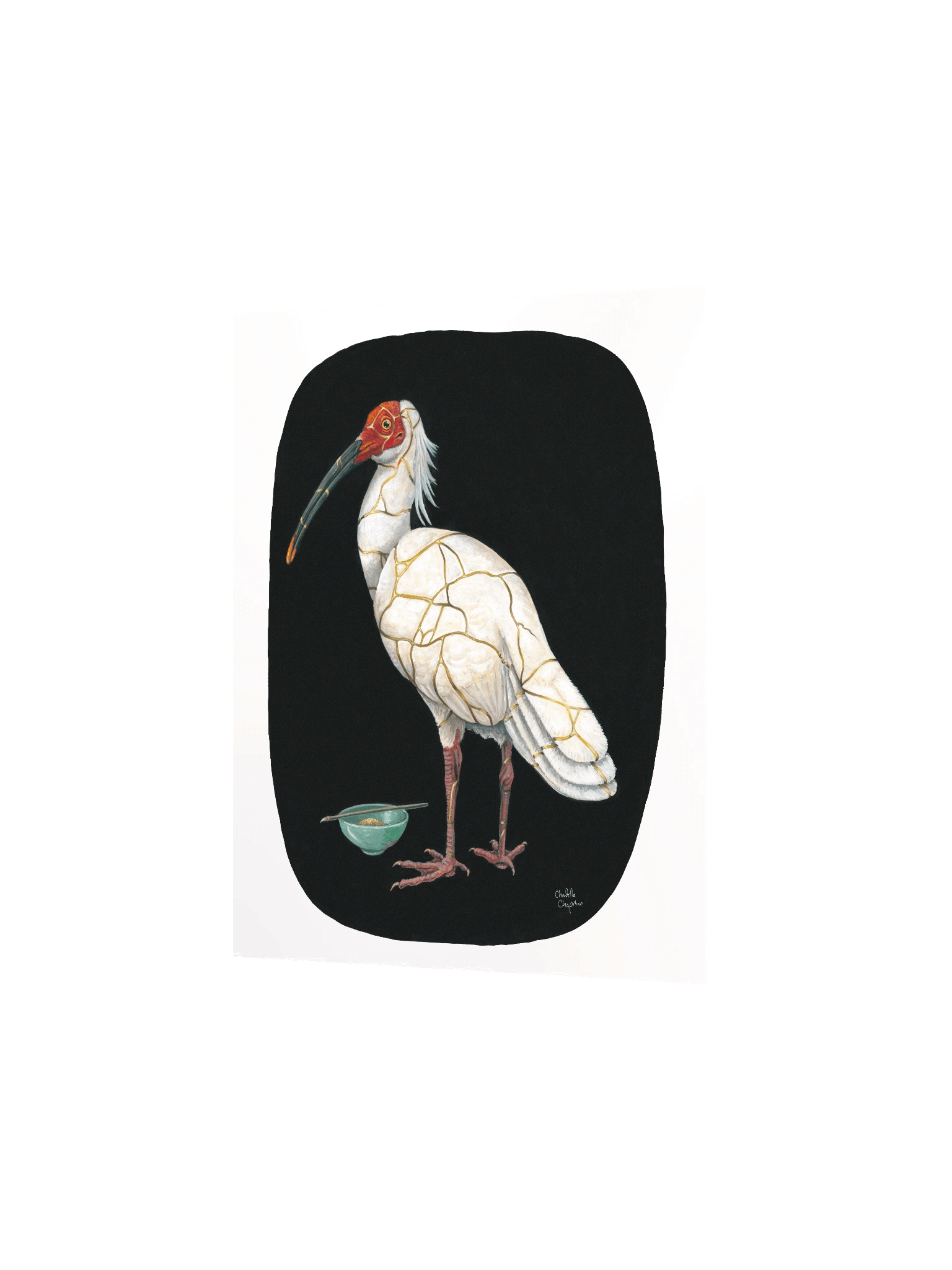 Restoration (Japanese Crested Ibis) - Art Print product image (3)