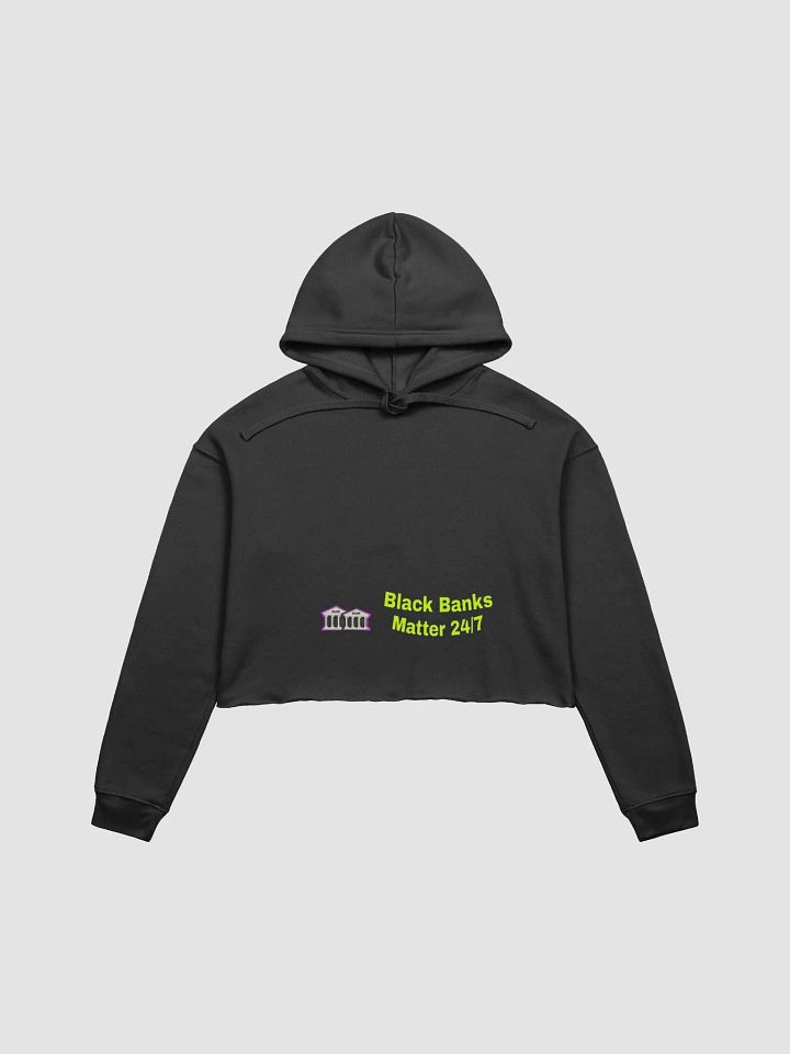 Pixelated Banks Crop Hoodie product image (1)