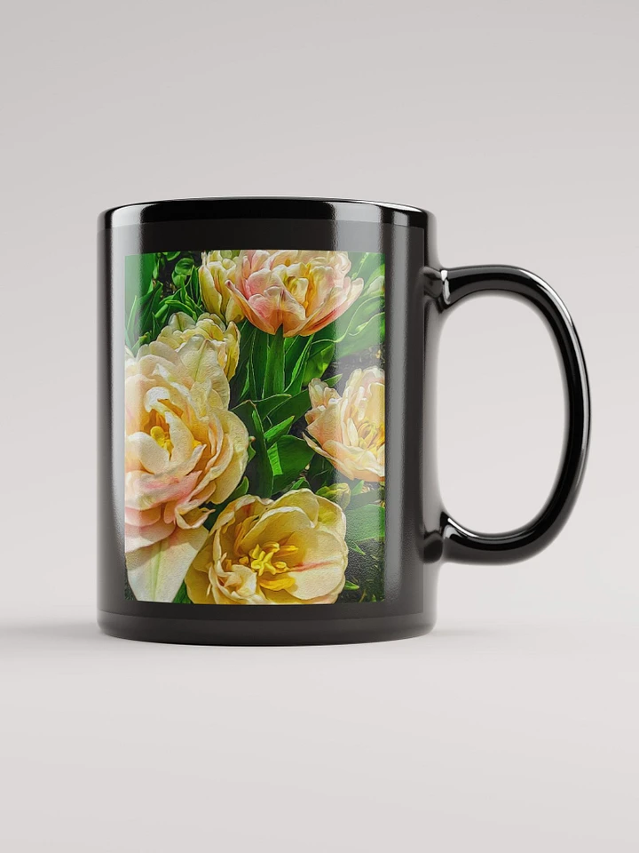 Early Summer Flowers Black Coffee Mug product image (1)