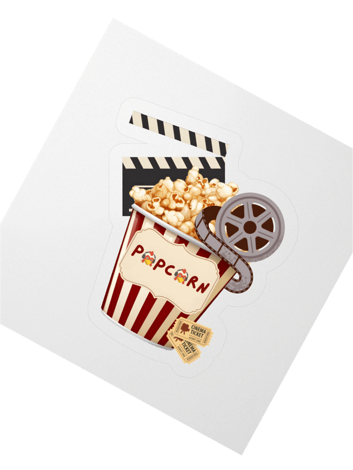Movie Night 1 Sticker product image (6)